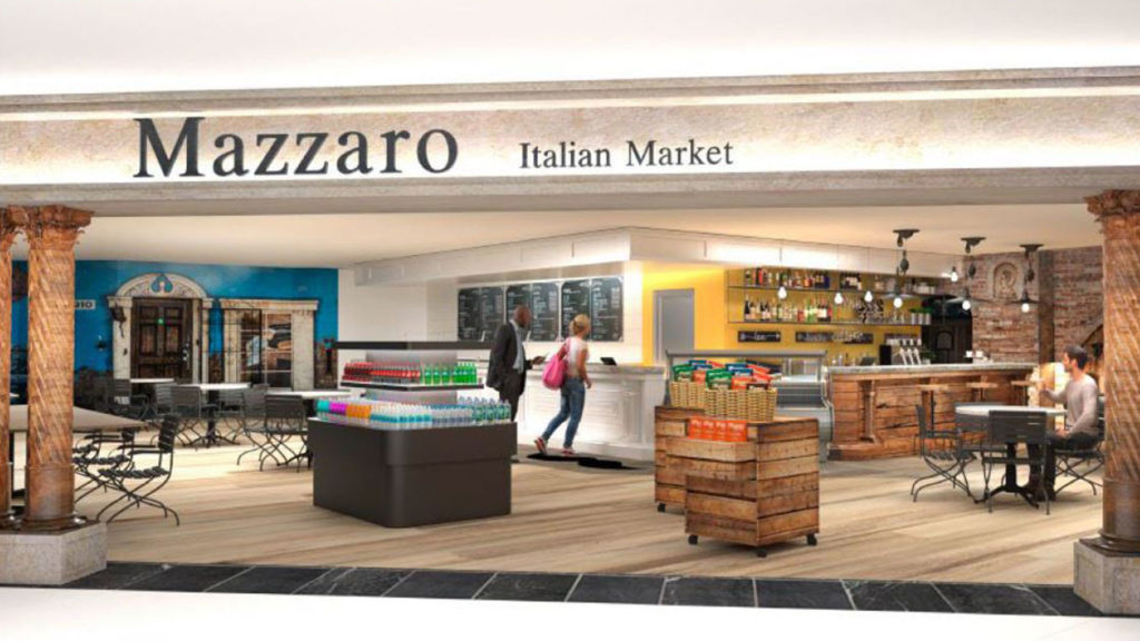 Rendering of an Italian Market