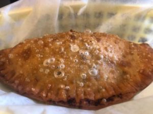 Photo of a beef empanada