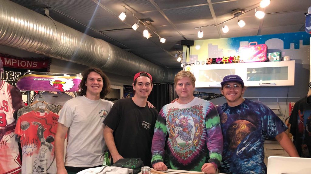 Photo of four store owners at Curated Heat