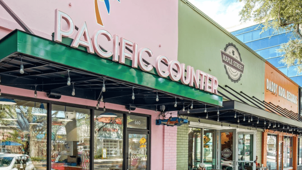 Exterior of Pacific Counter