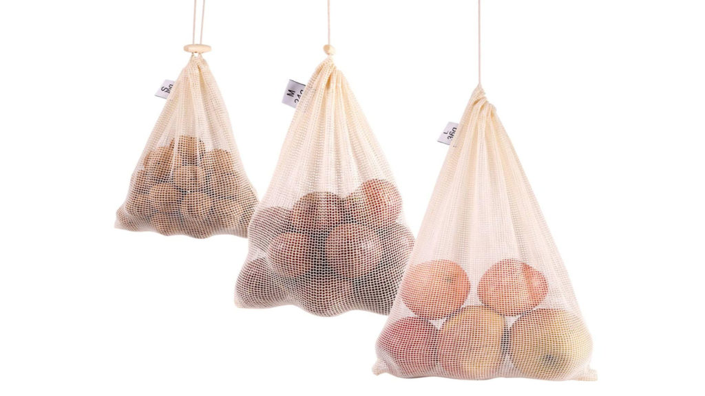 Image of produce bags with fruits 