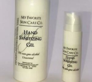 Photo of two bottles of hand sanitizer