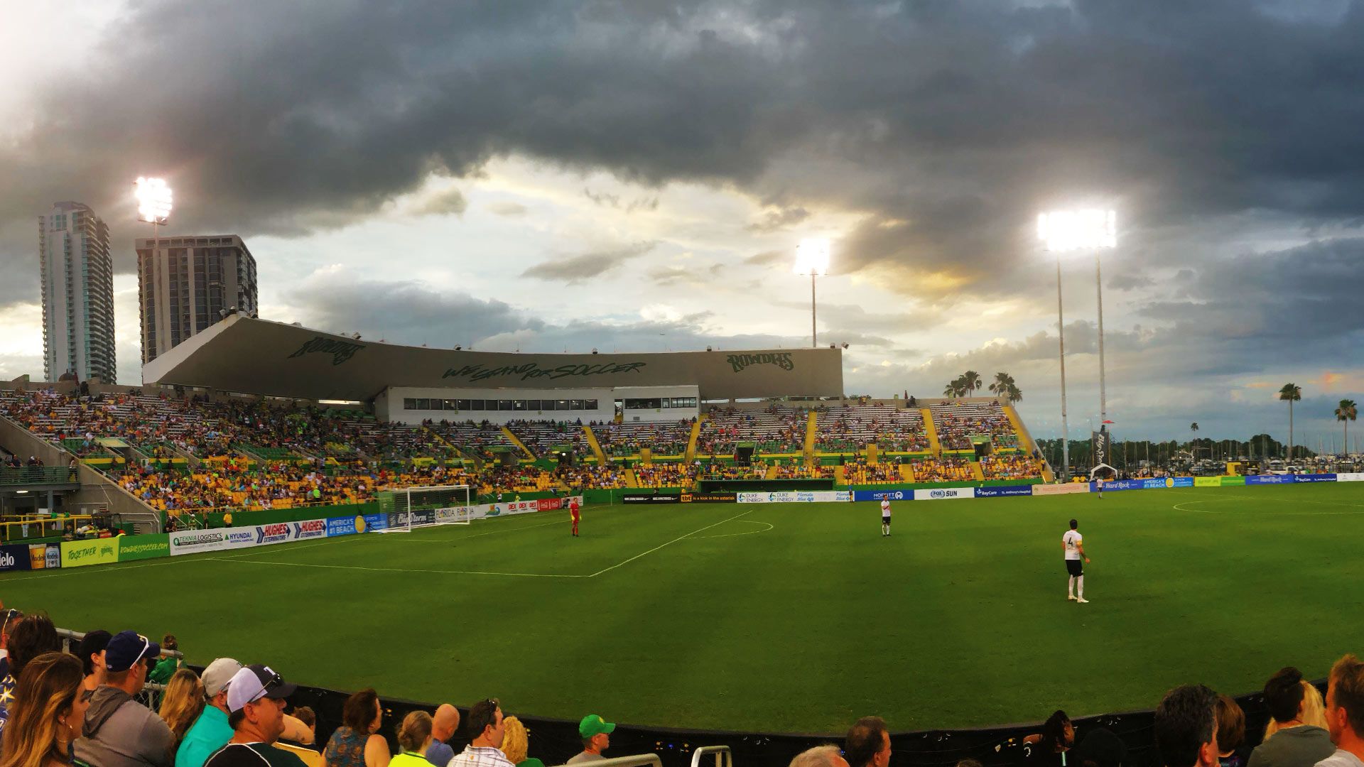 The Tampa Bay Rowdies are in the USL playoffs, and fans will be allowed at Al Lang Stadium - I