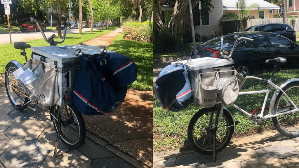 Photo of USPS Mail Delivery Bikes