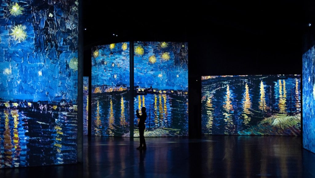 Image of the Van Gogh Alive exhibit