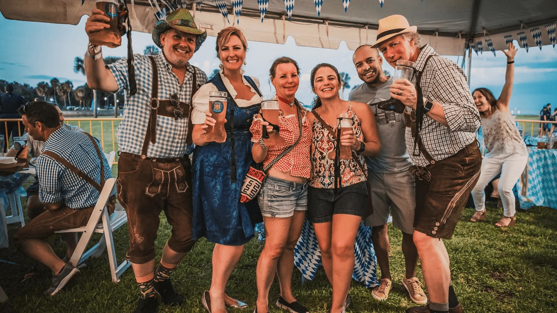 Attendees at the 2021 Piertoberfest