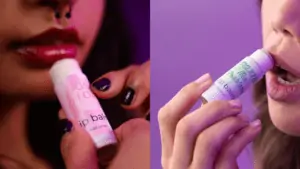 A pair of lip balms made by Julien