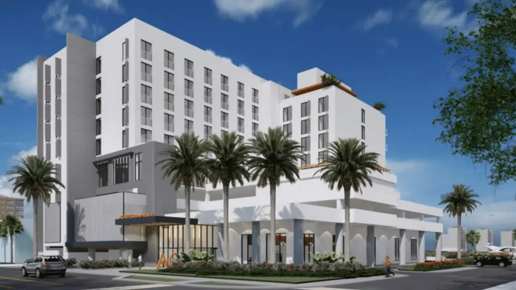Rendering of the new AC Hotel