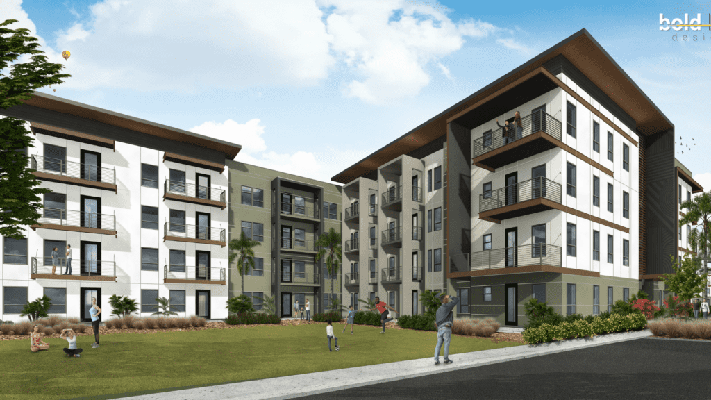 Rendering of the Lake Maggiore Apartments