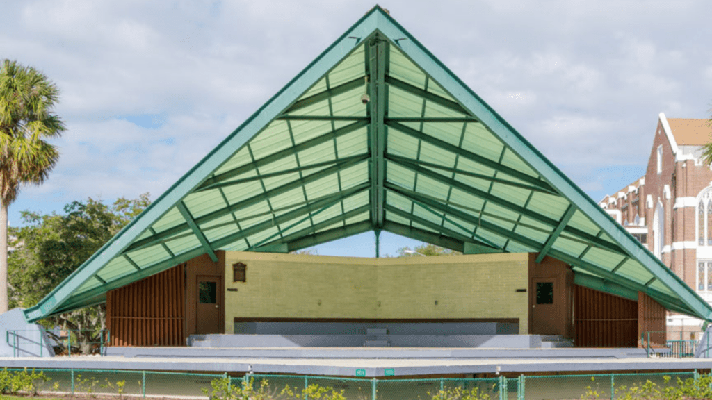 The Williams Park bandshell