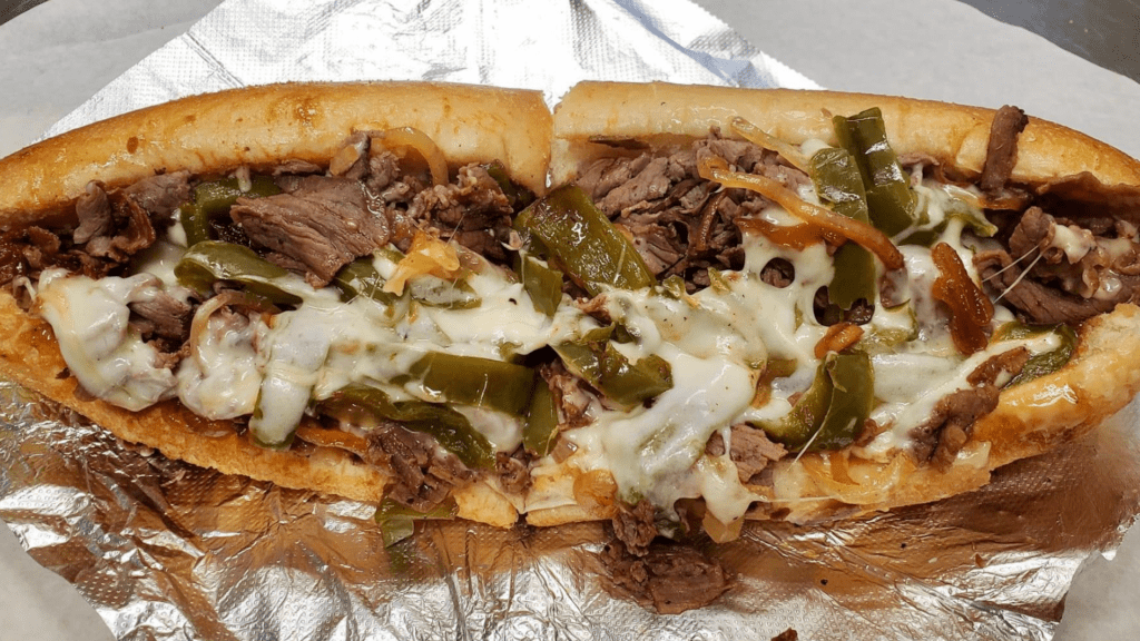 A philly cheesesteak