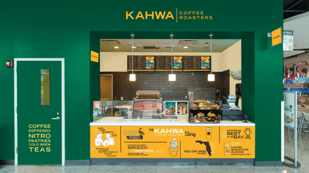 Kahwa's new cafe at USF St. Pete