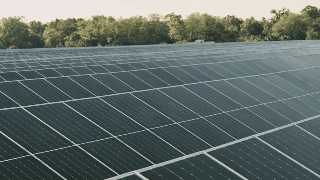 One of Duke Energy's solar panels