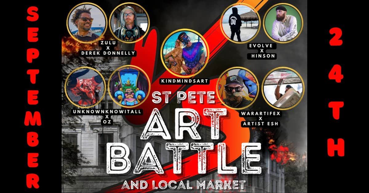 St Pete Art Battle and Vendor Market