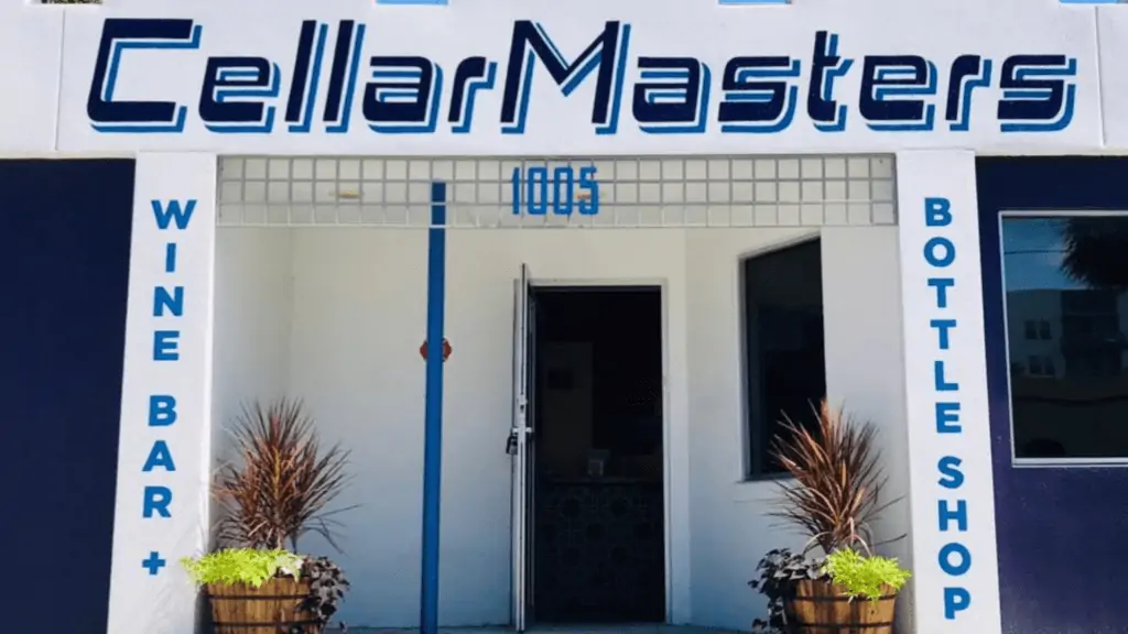 The exterior of Cellar Masters