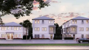 Rendering of new homes along MLK