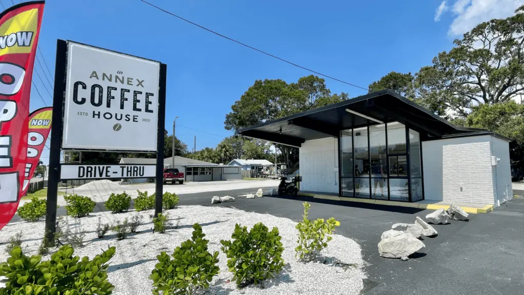 The exterior of Annex Coffee House in Gulfport