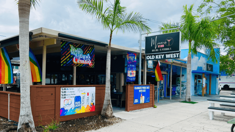 The exterior of Old Key West