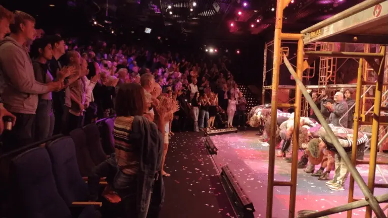 A standing ovation after an American Stage show