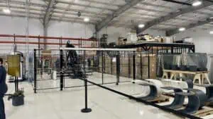 The interior of Haddy's production facility