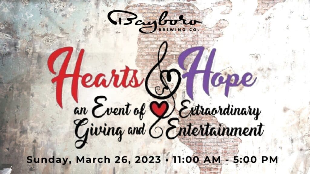 Hearts and Hope fundraiser at Bayboro Brewing