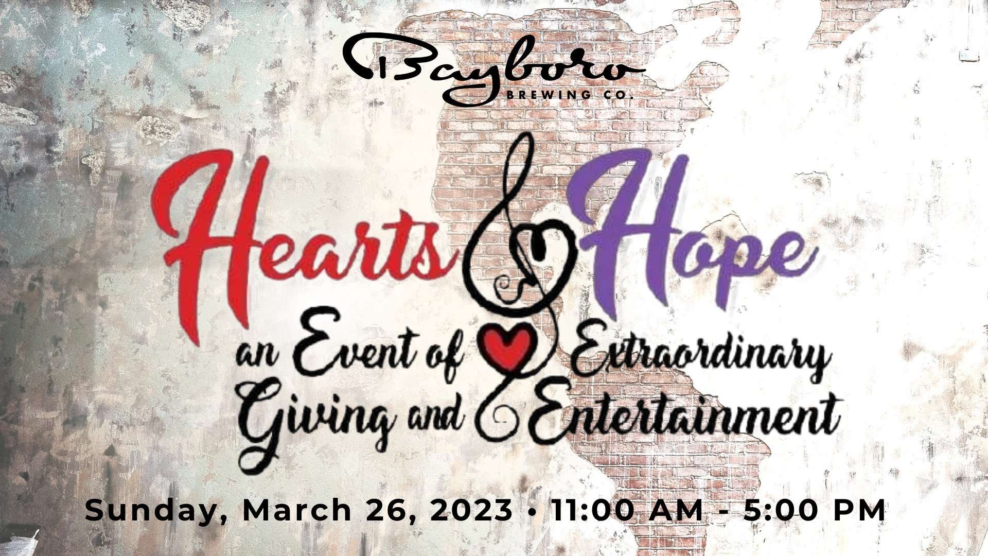 Hearts and Hope fundraiser at Bayboro Brewing