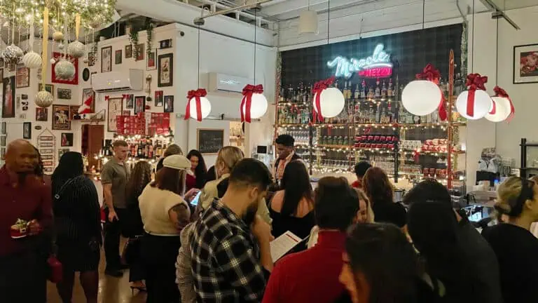 interior of a bar