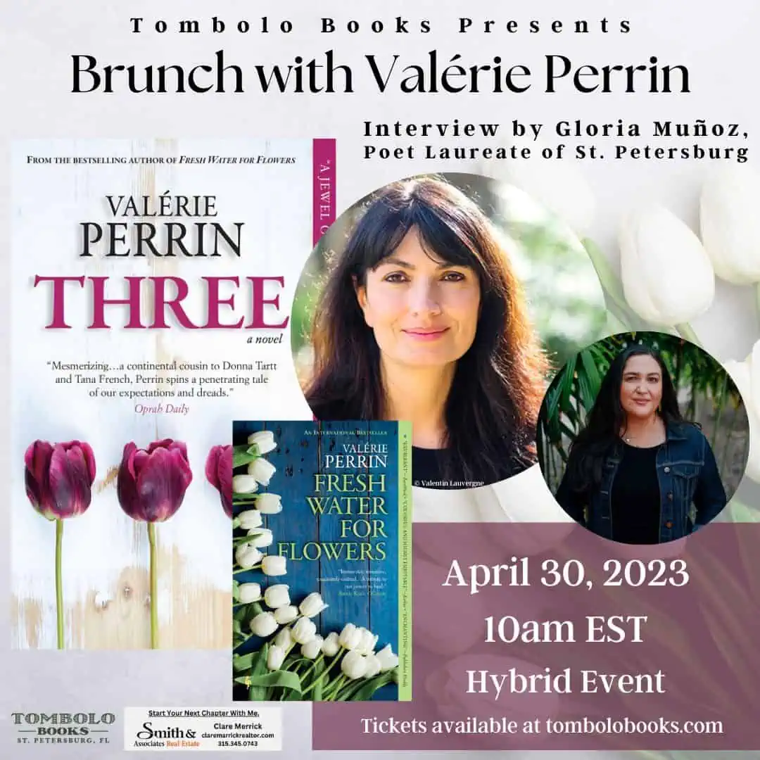 Tombolo Books Presents: Brunch with Valérie Perrin Hybrid Event - I Love  the Burg