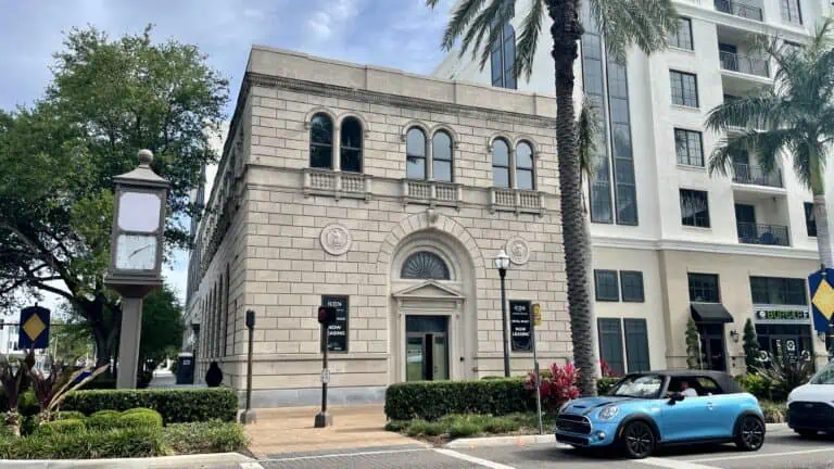 The exterior of the Union Trust Bank building