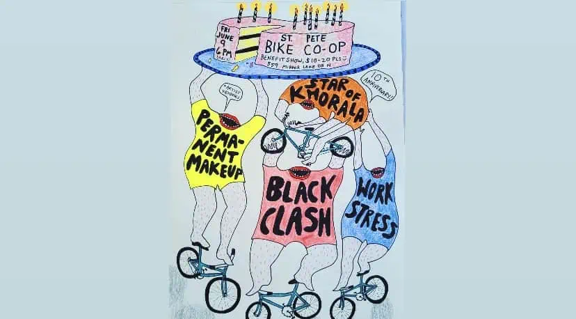 St Pete Bike Co-op’s 10th Year Anniversary Benefit Show