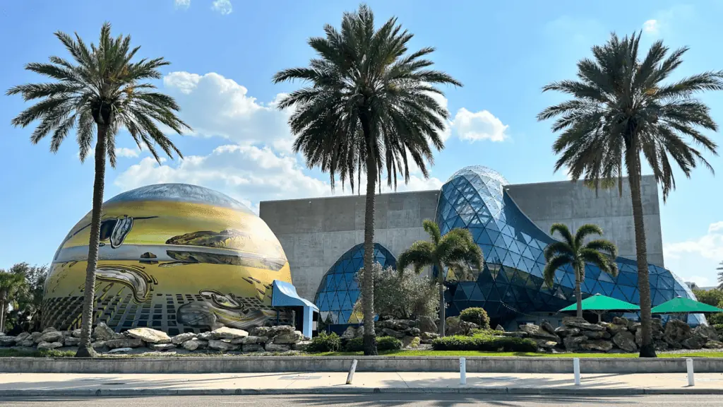 The exterior of The Dali Dome