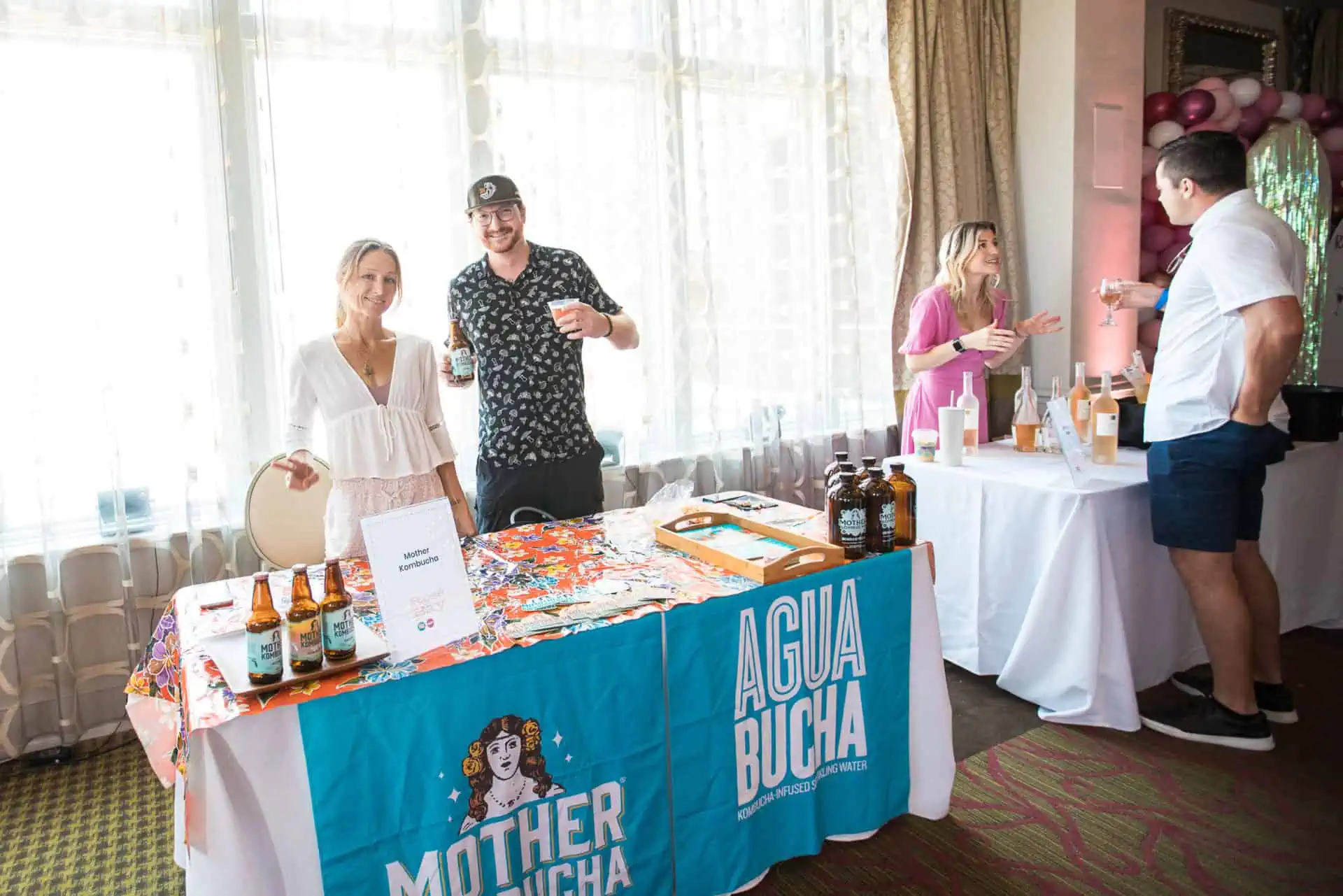 Mother Kombucha's table at Rose by the bay