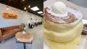 Fluffy pancakes at Rose Gold