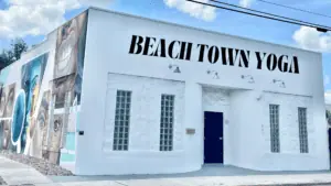 The exterior of Beach Town Yoga