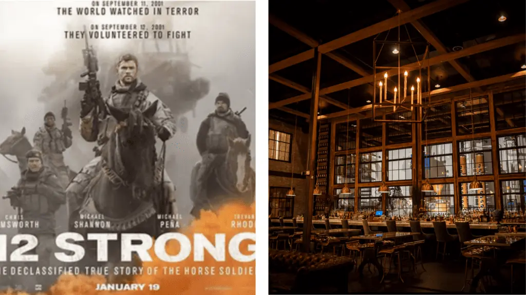 A movie poster and the interior of urban stillhouse