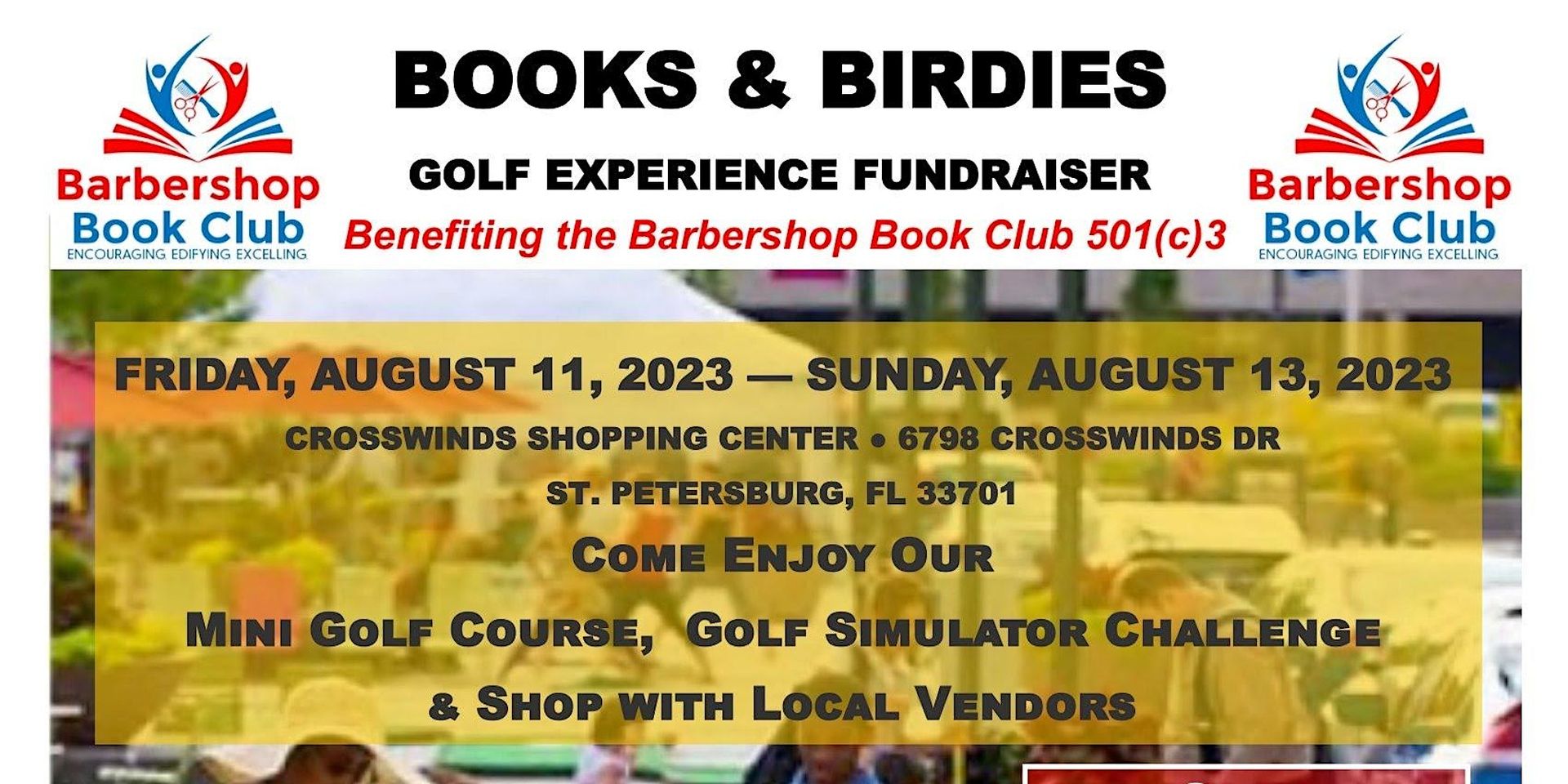 Books & Birdies Fundraiser