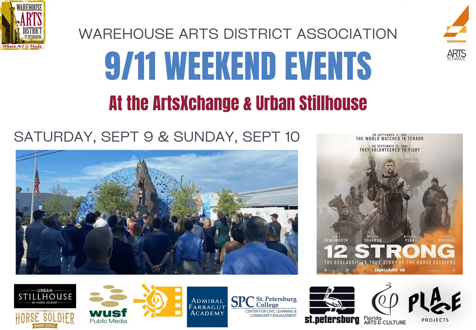 Warehouse Arts District Association 9/11 Events