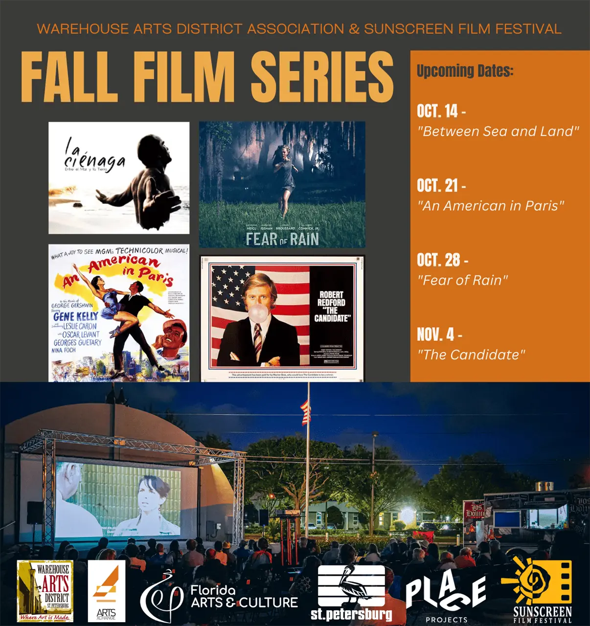 Fall Film Series by WADA and Sunscreen Film Festival