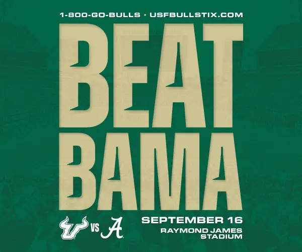 South Florida Bulls Football vs. Alabama Crimson Tide Football