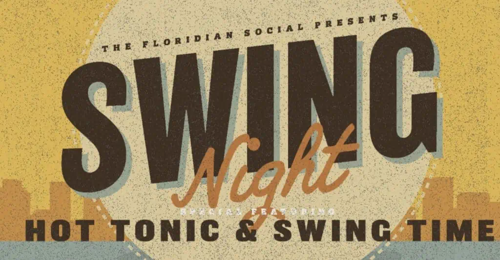 "Swing Night" with Swing Time Dance Instructors featuring Hot Tonic | 21+