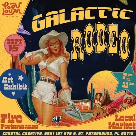 Galactic Rodeo - Art, Market and Fire Performance