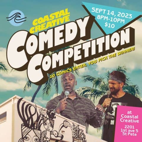 Get ready for a night of uproarious entertainment as Coastal Creative presents the Comedy Competition on September 14!
