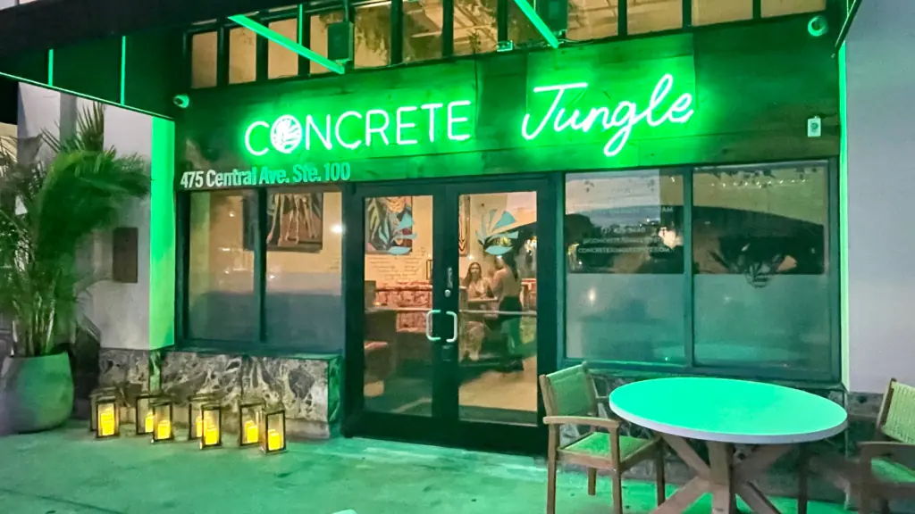The exterior of Concrete Jungle