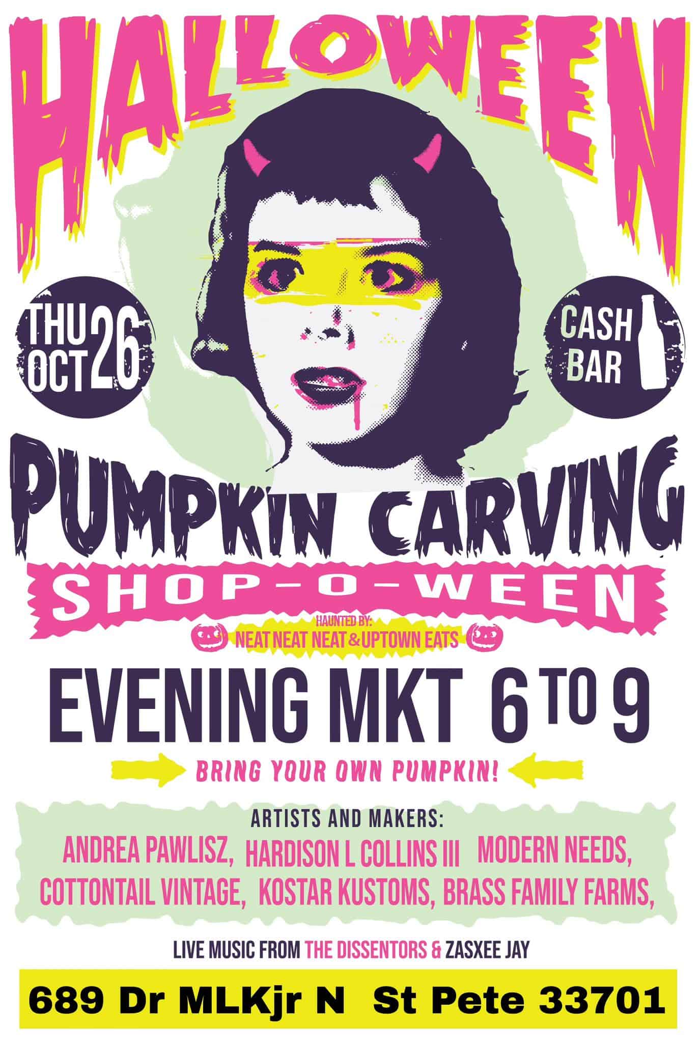 Pumpkin Carving and Shop-O-Ween at Uptown Eats