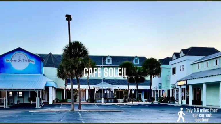 The exterior of Cafe Soleil