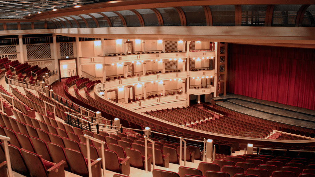 The interior of The Mahaffey Theater