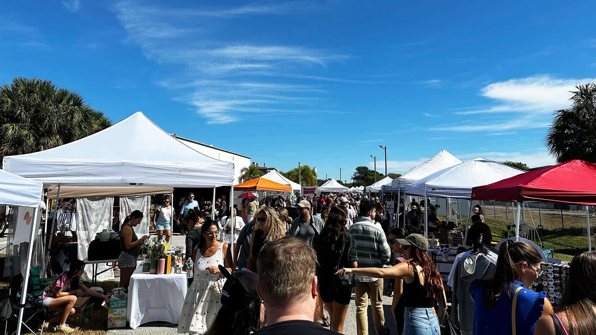 Flea shop market tents