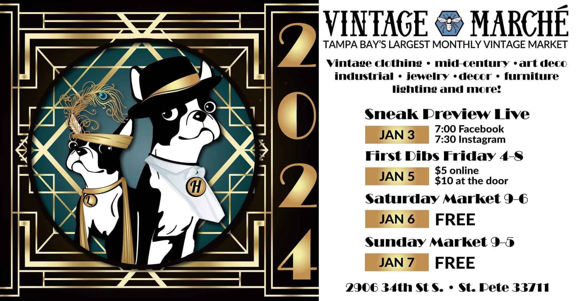 January Vintage Market at Vintage Marché