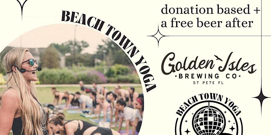 Golden Isles Brewing Beer Yoga on Saturday February 3