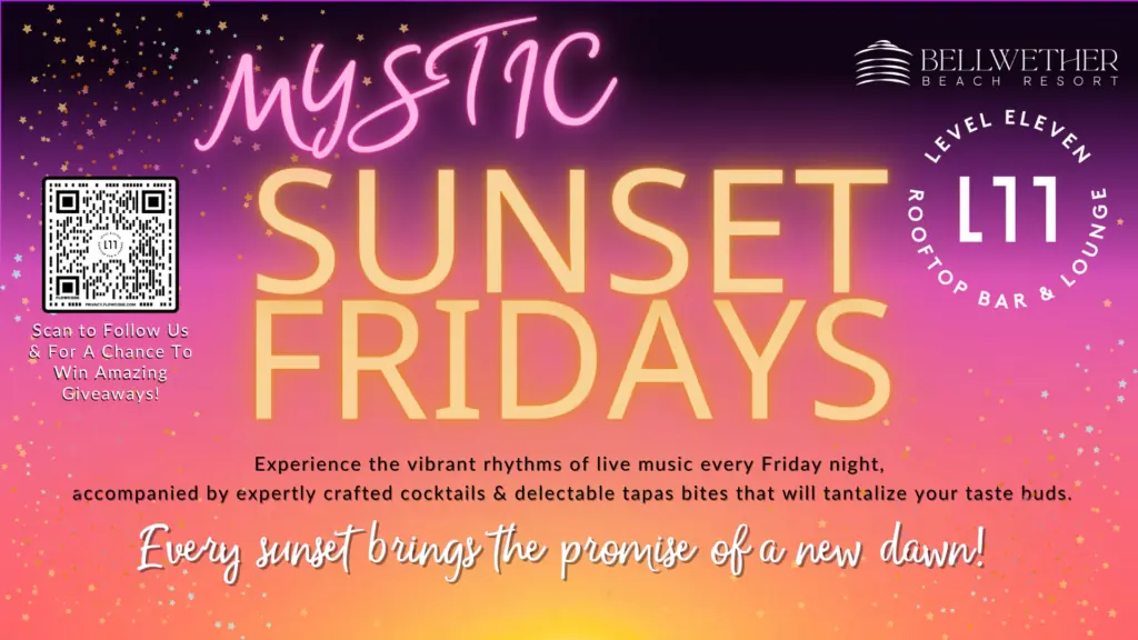 Mystic Sunset Fridays at The Bellwether Resort Rooftop Bar